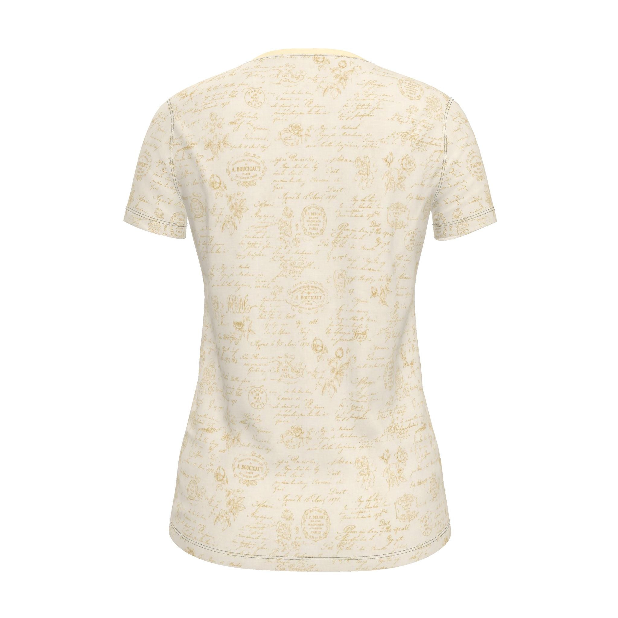 Women's Vintage Rose Garden T-Shirt | Botanical Floral Top | Nature-In