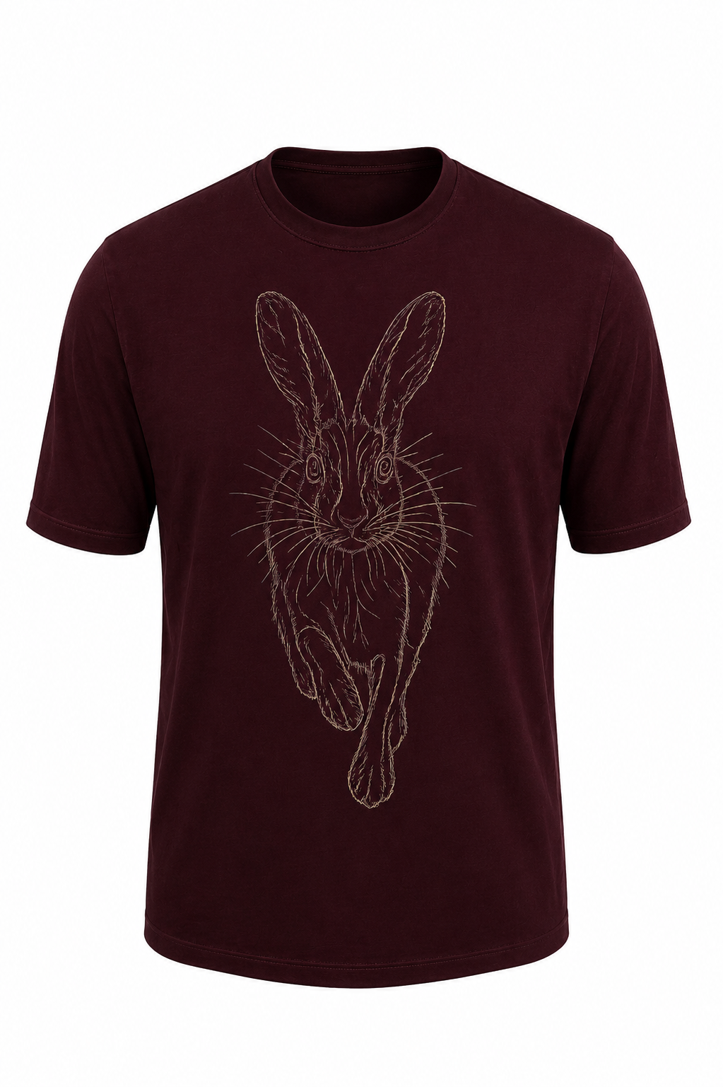 Men's Burgundy Hare Performance T-Shirt – Airflow Hiking & Outdoor Spo