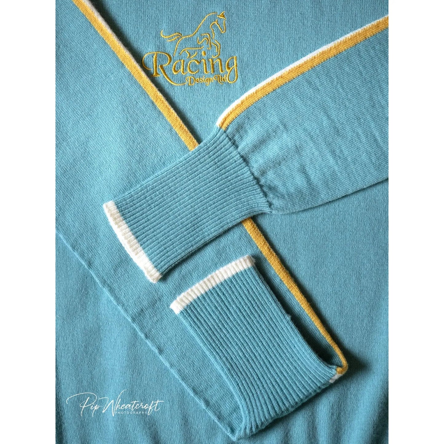 Women's 100% Merino Wool Jumper, weightless & warm in Pastel Cheltenham Green